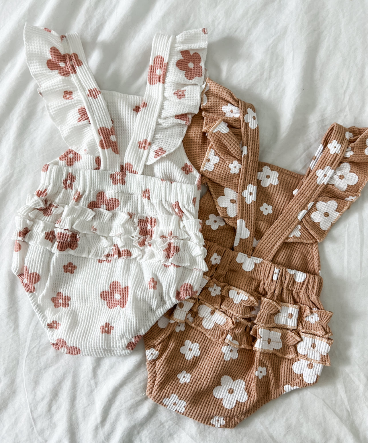 Flower bubble romper