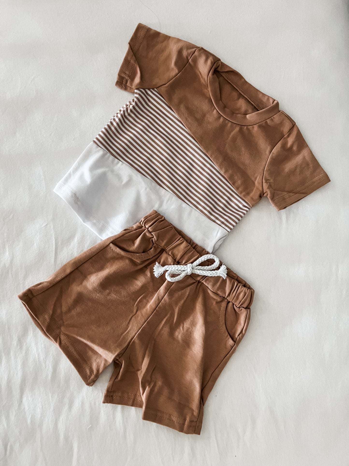 Solid & stripes color block set