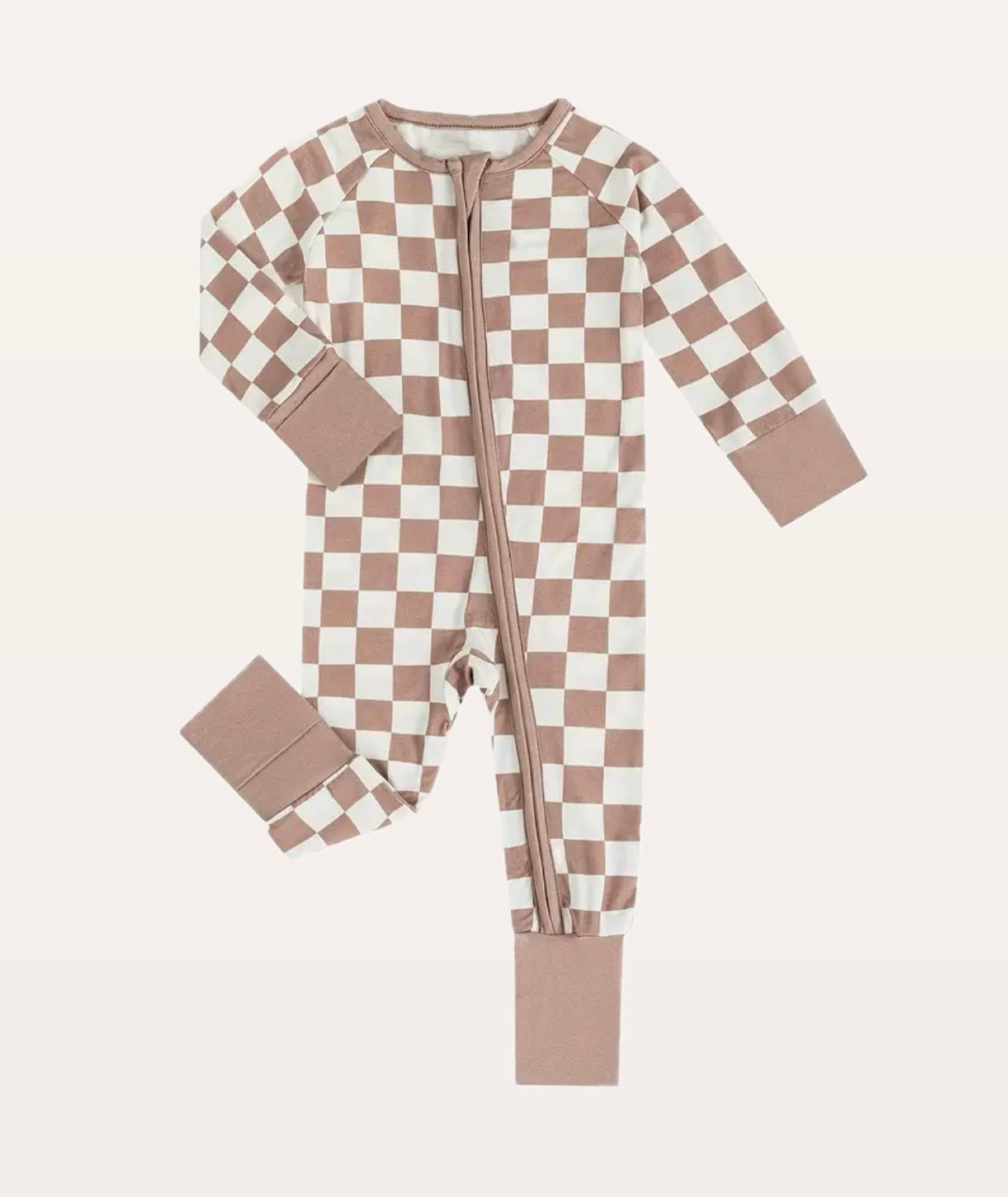 Checkered onesie