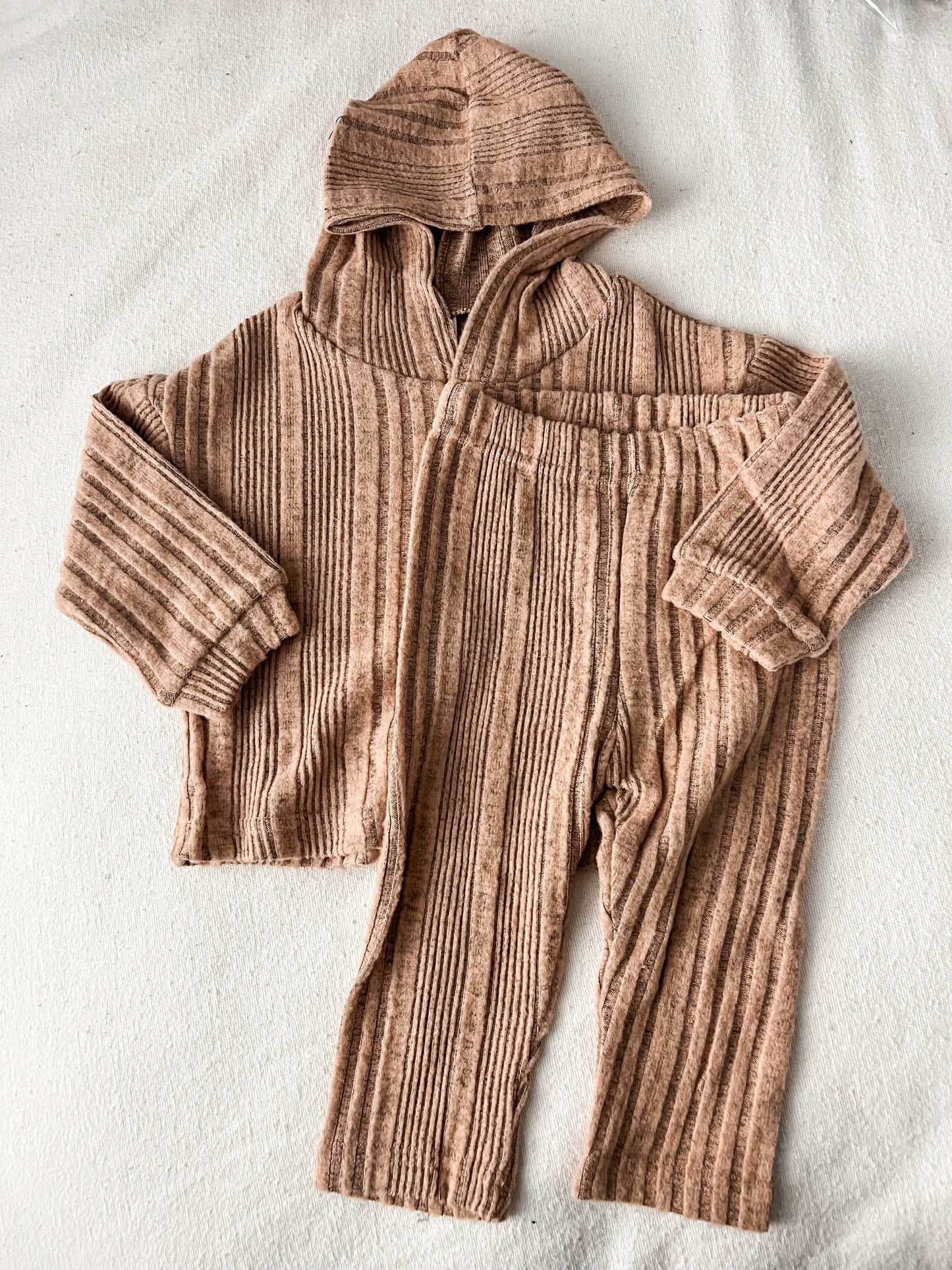 Toasted almond velvet set