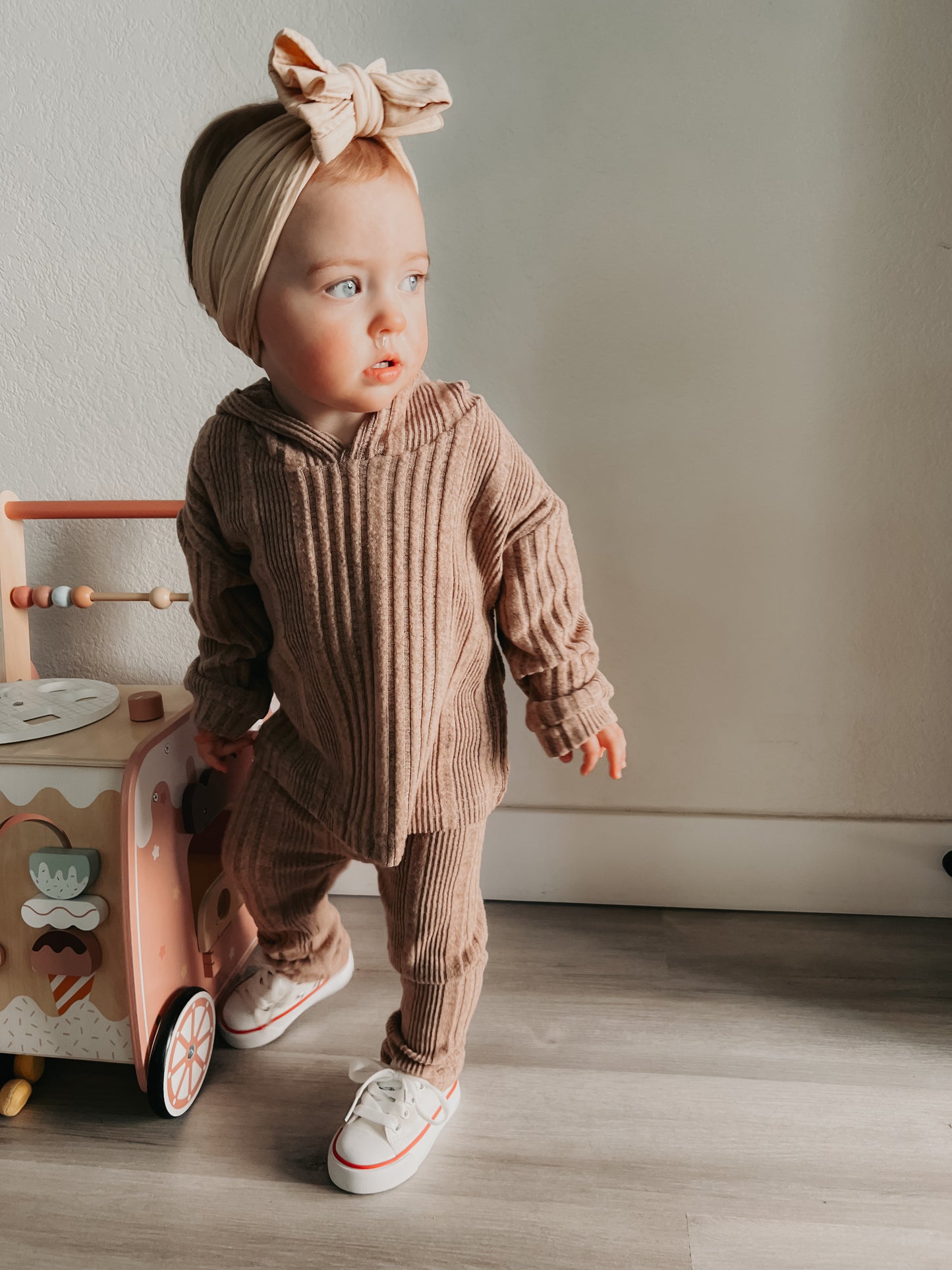 Toasted almond velvet set
