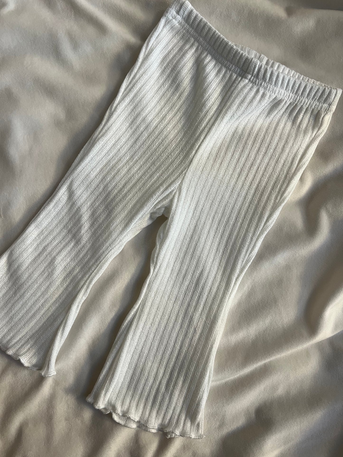 Alaia ribbed flares
