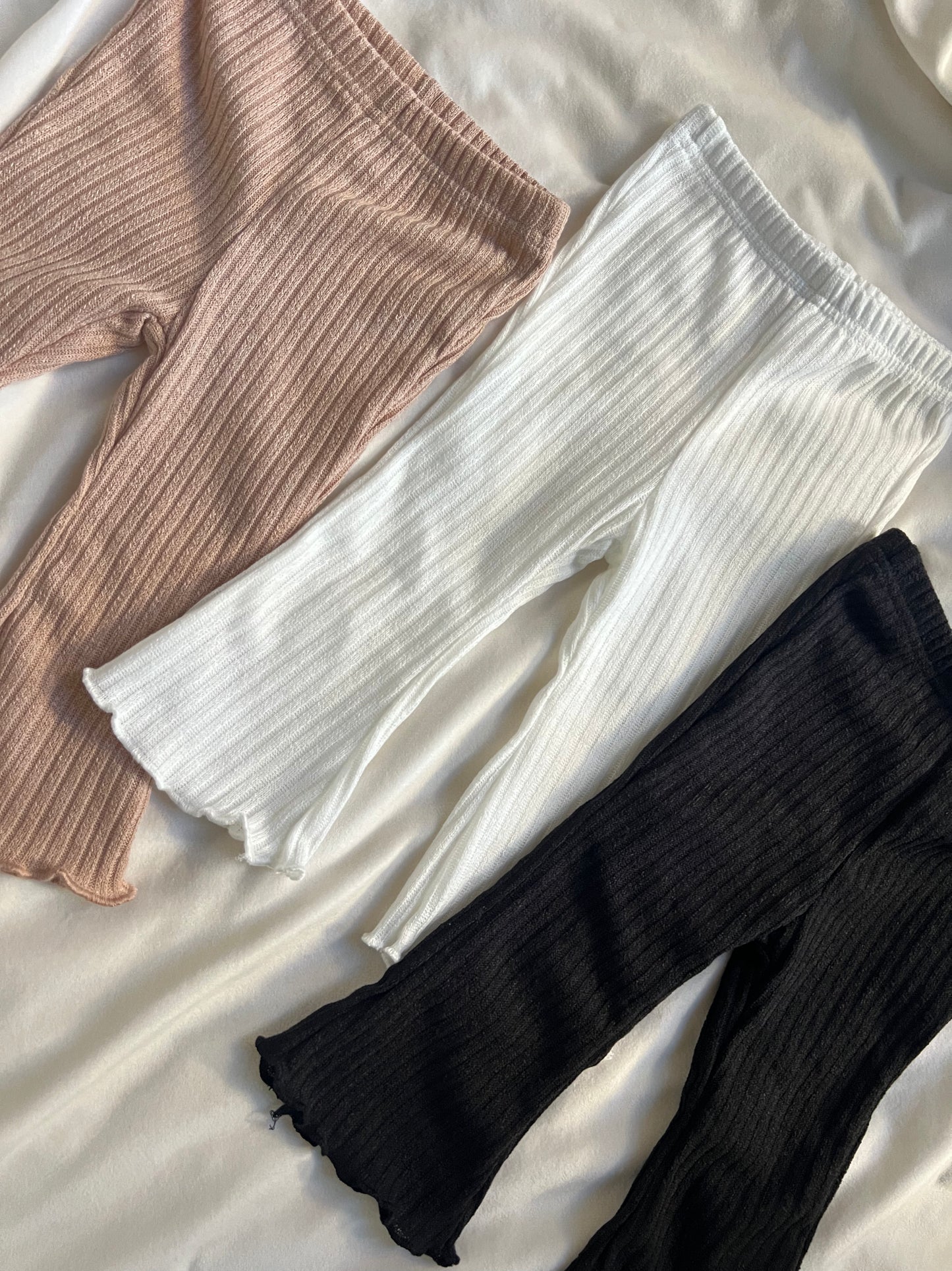 Alaia ribbed flares