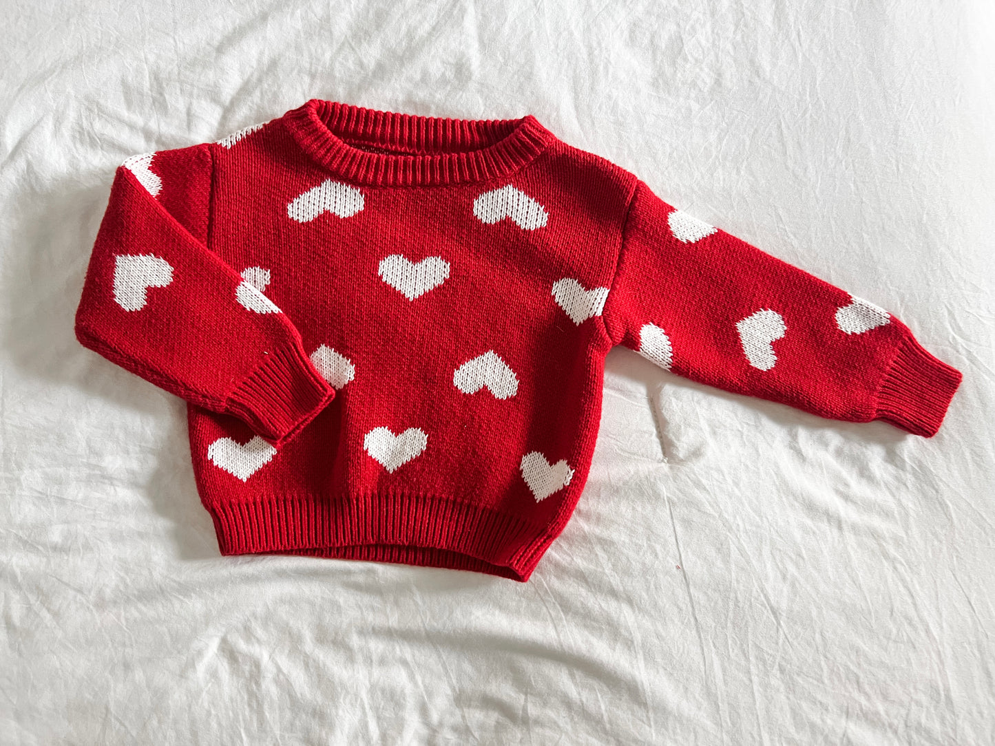 Hearts sweater