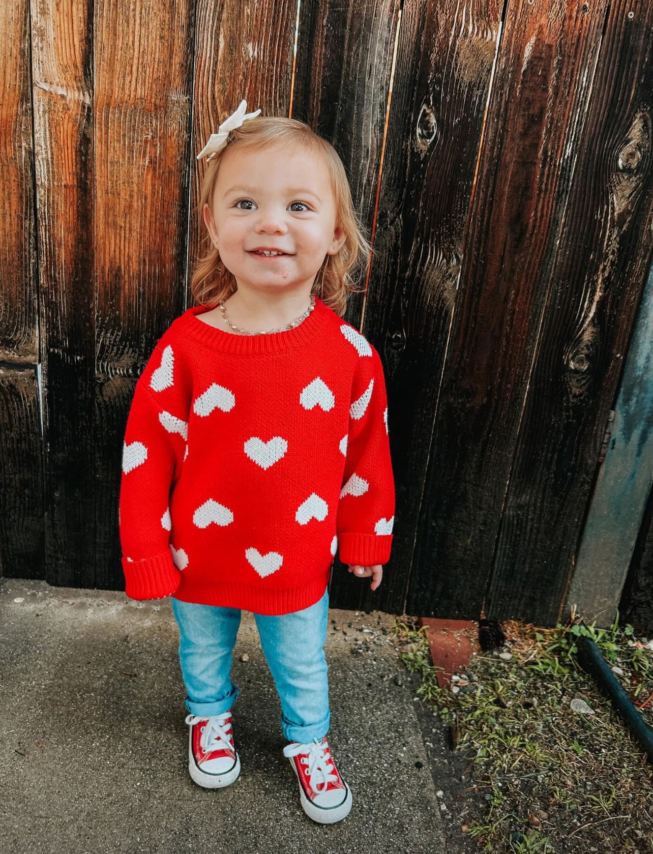 Hearts sweater