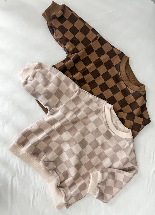 Oversized Checker sweater