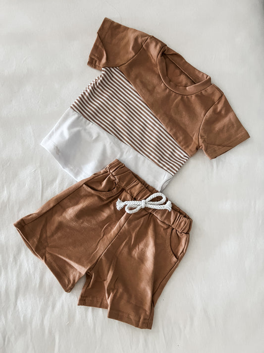 Solid & stripes color block set