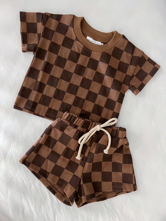 Brown checkers