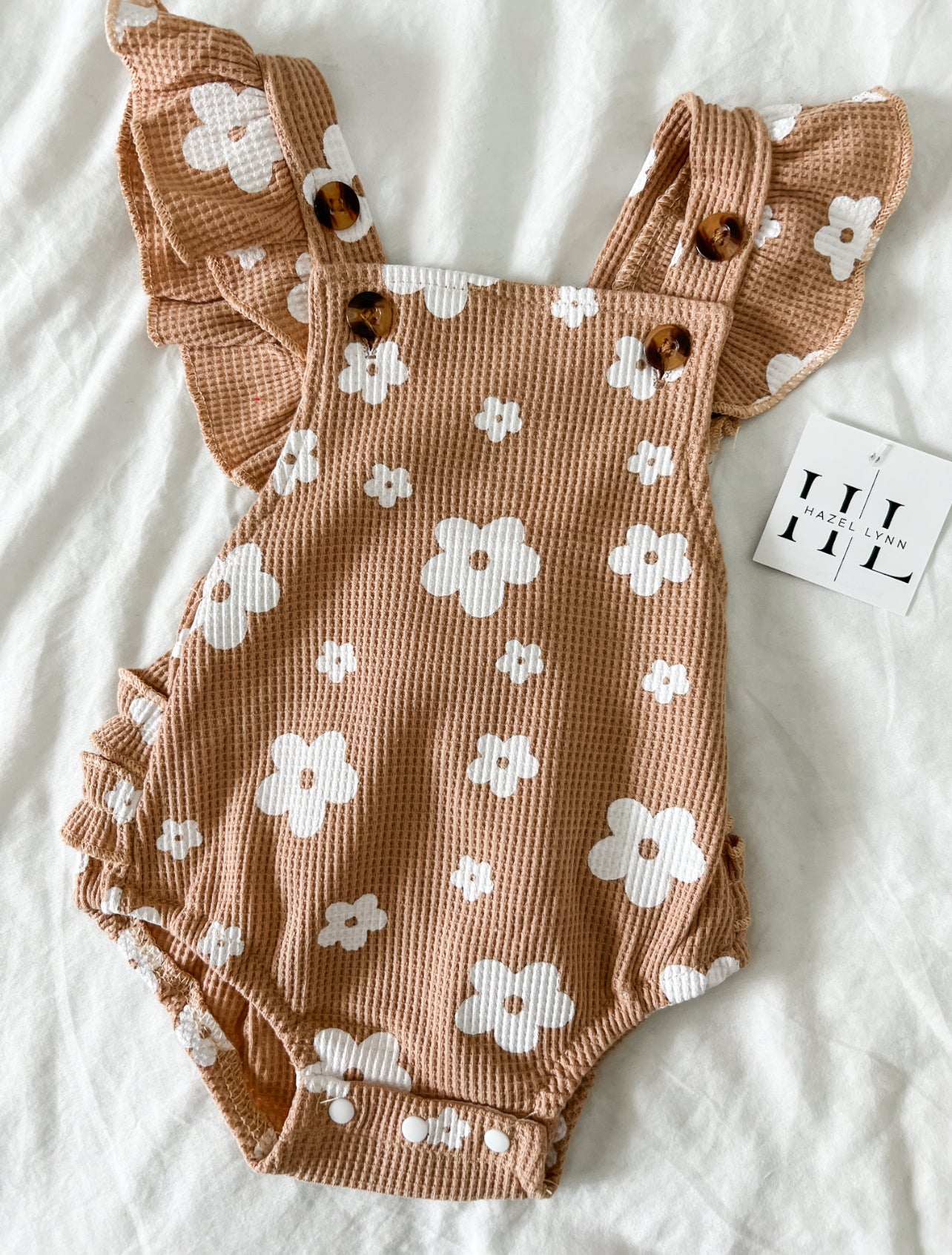 Flower bubble  romper