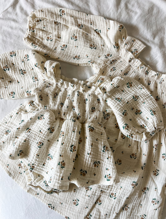 Ivory Rose Dress