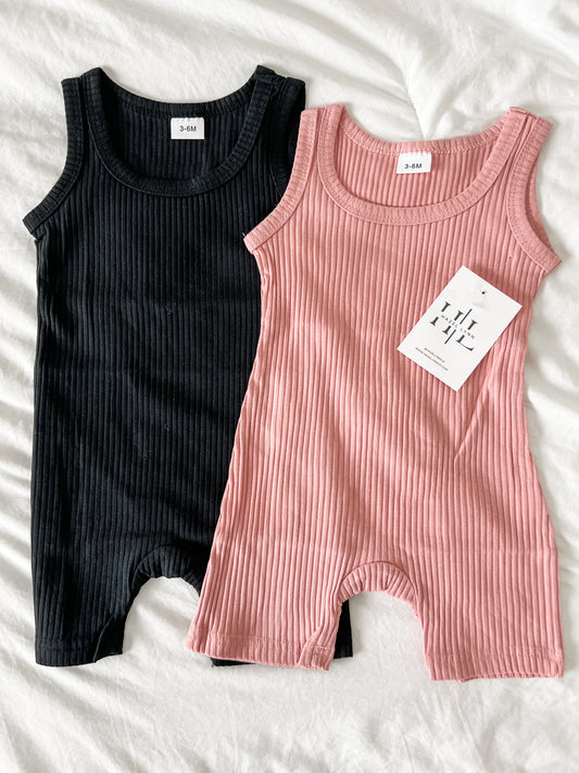Ribbed one piece