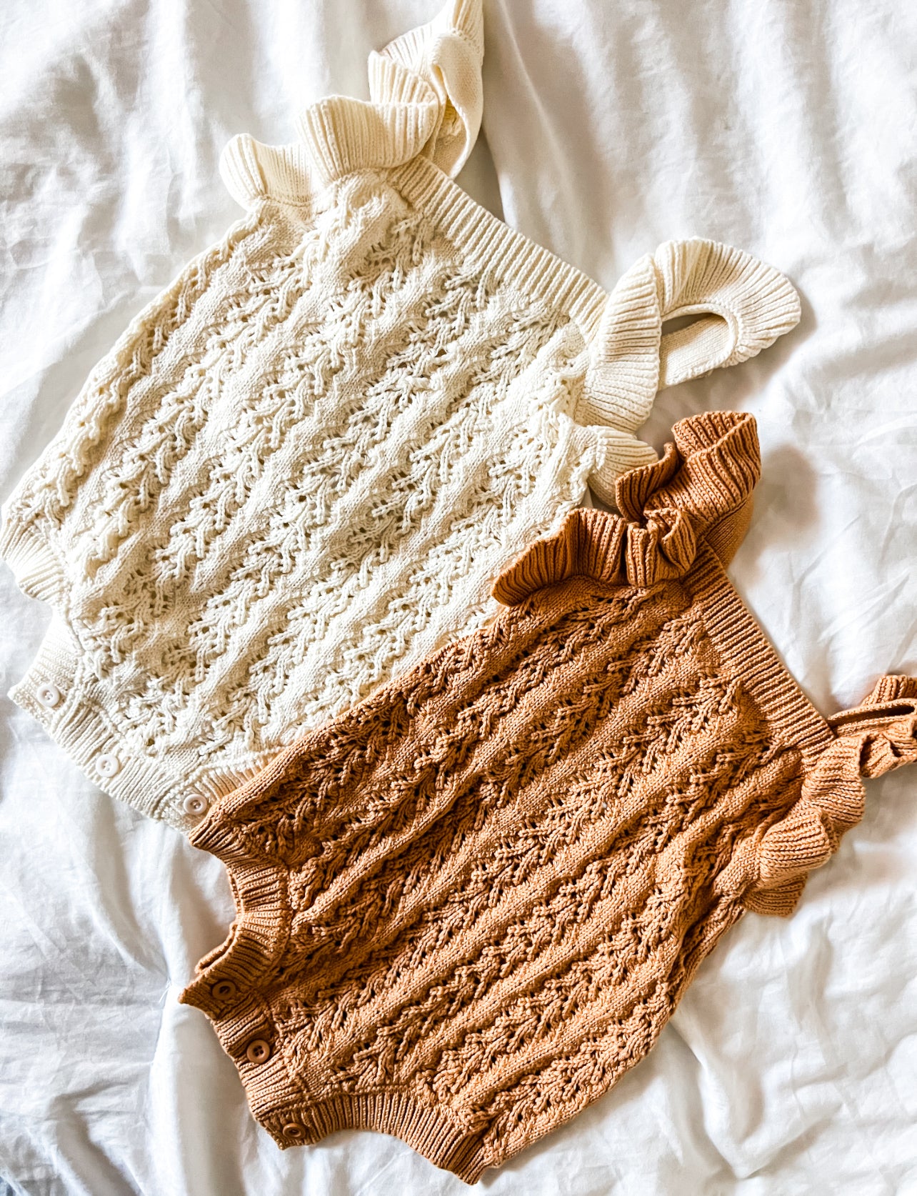 Kapri knit rompers