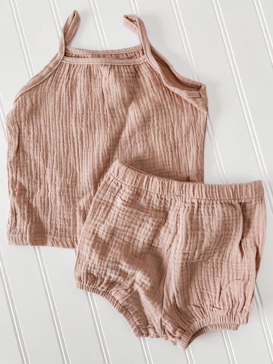 Beige muslin set