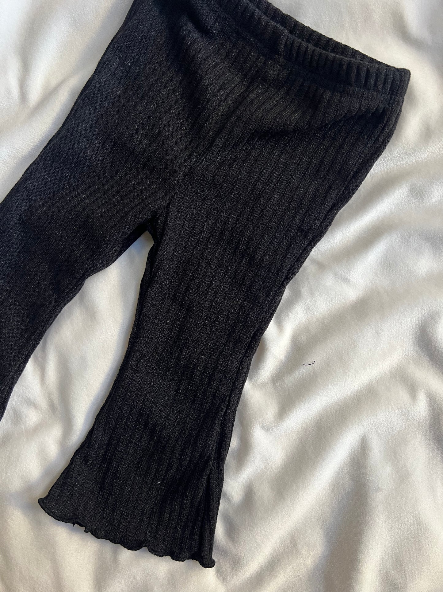 Alaia ribbed flares