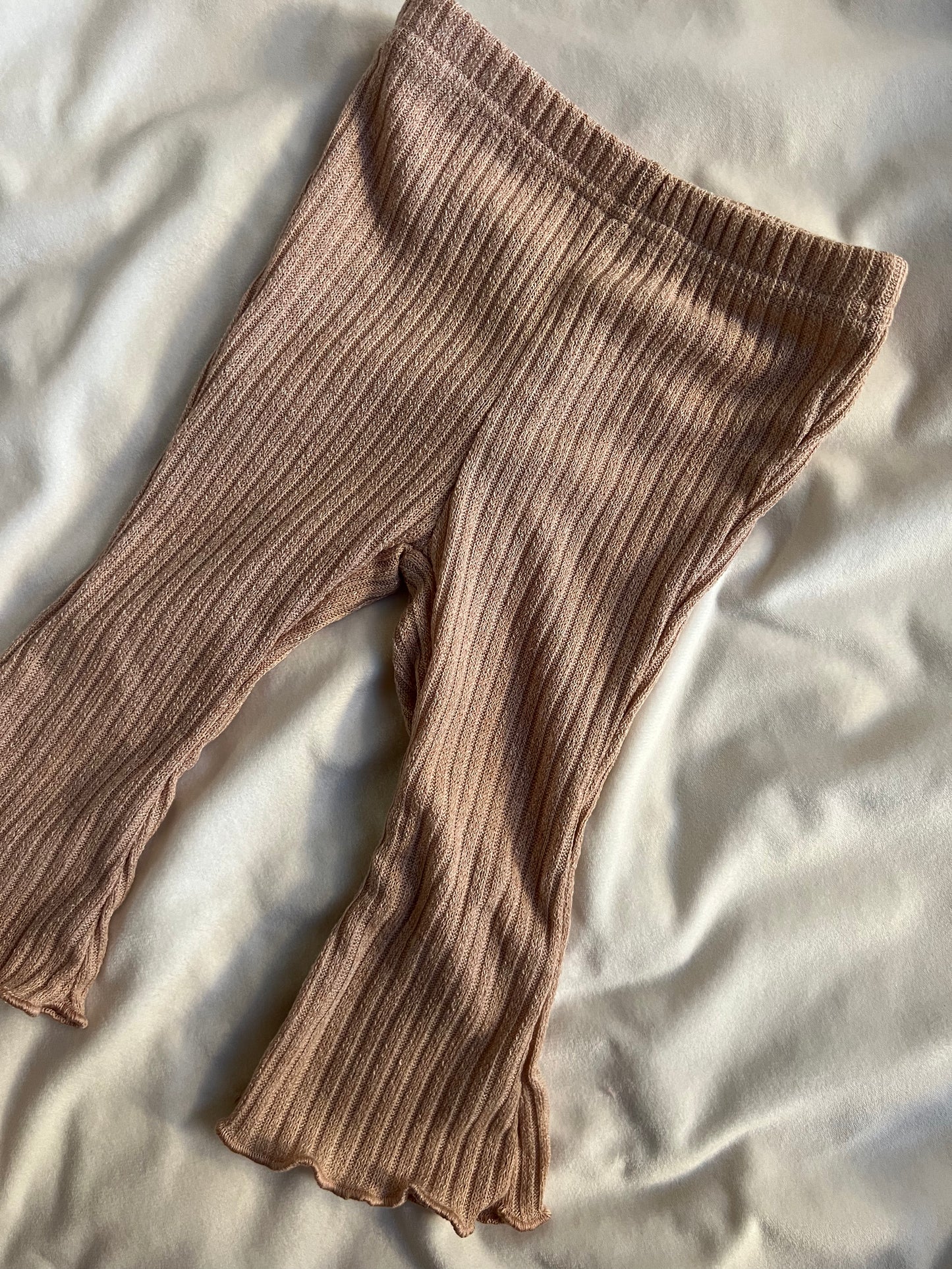 Alaia ribbed flares