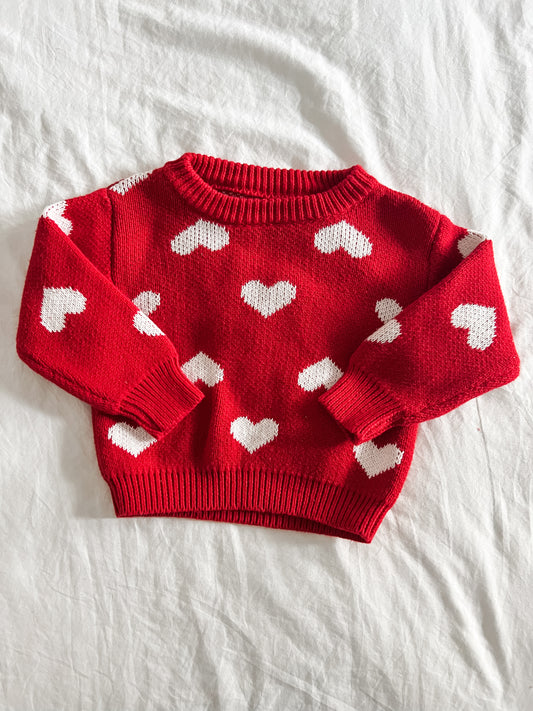 Hearts sweater